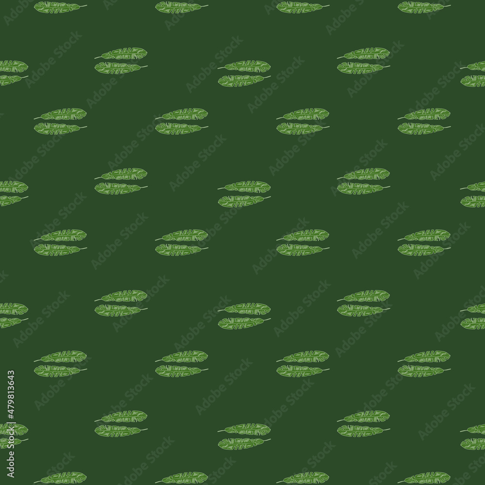 Modern Banana leaf seamless pattern with hand drawn tropical print. Fashionable nature background. Vector illustration for seasonal textile. Modern Banana leaf seamless pattern with hand drawn tropical print. Fashionable nature background. Vector illustration for seasonal textile.