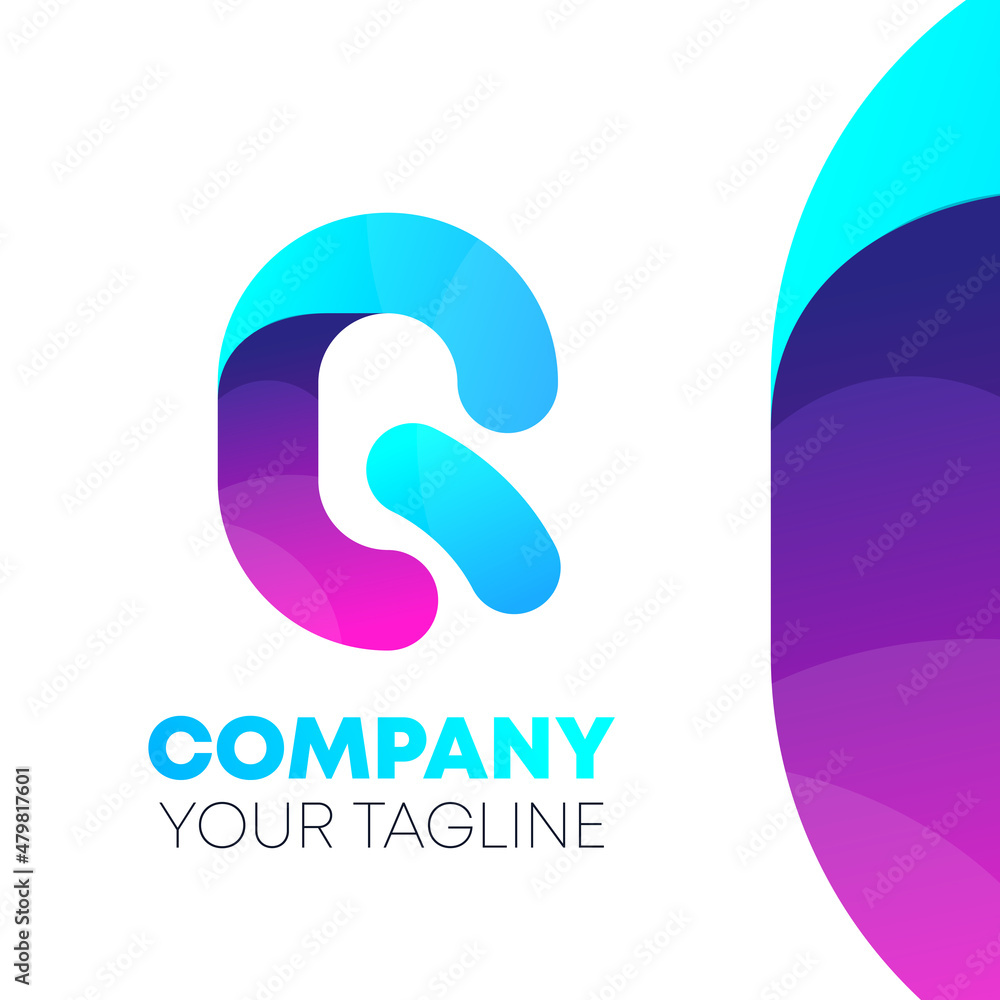 Letter Q Modern Gradient Logo Letter Q Modern Gradient Logo
