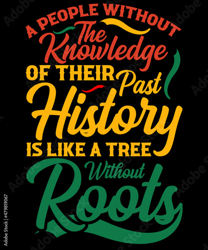 T-Shirt Design for Black History Month