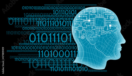 Intelligence Artificielle et Code Binaire Bleu