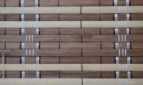 Texture background of woven bamboo
