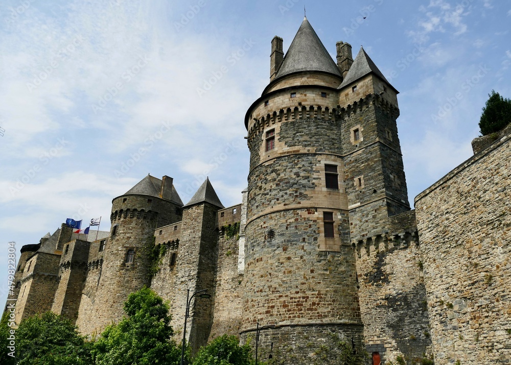 
Remparts et tours du château de Vitré
