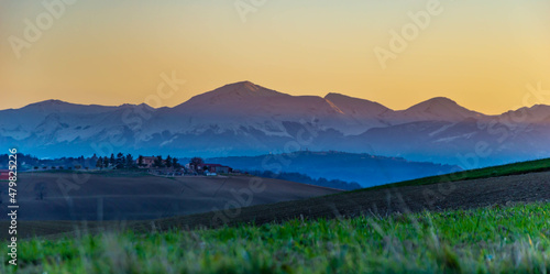 Landscape Marche region Italy 1