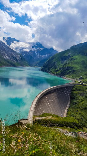 dam in the mountains