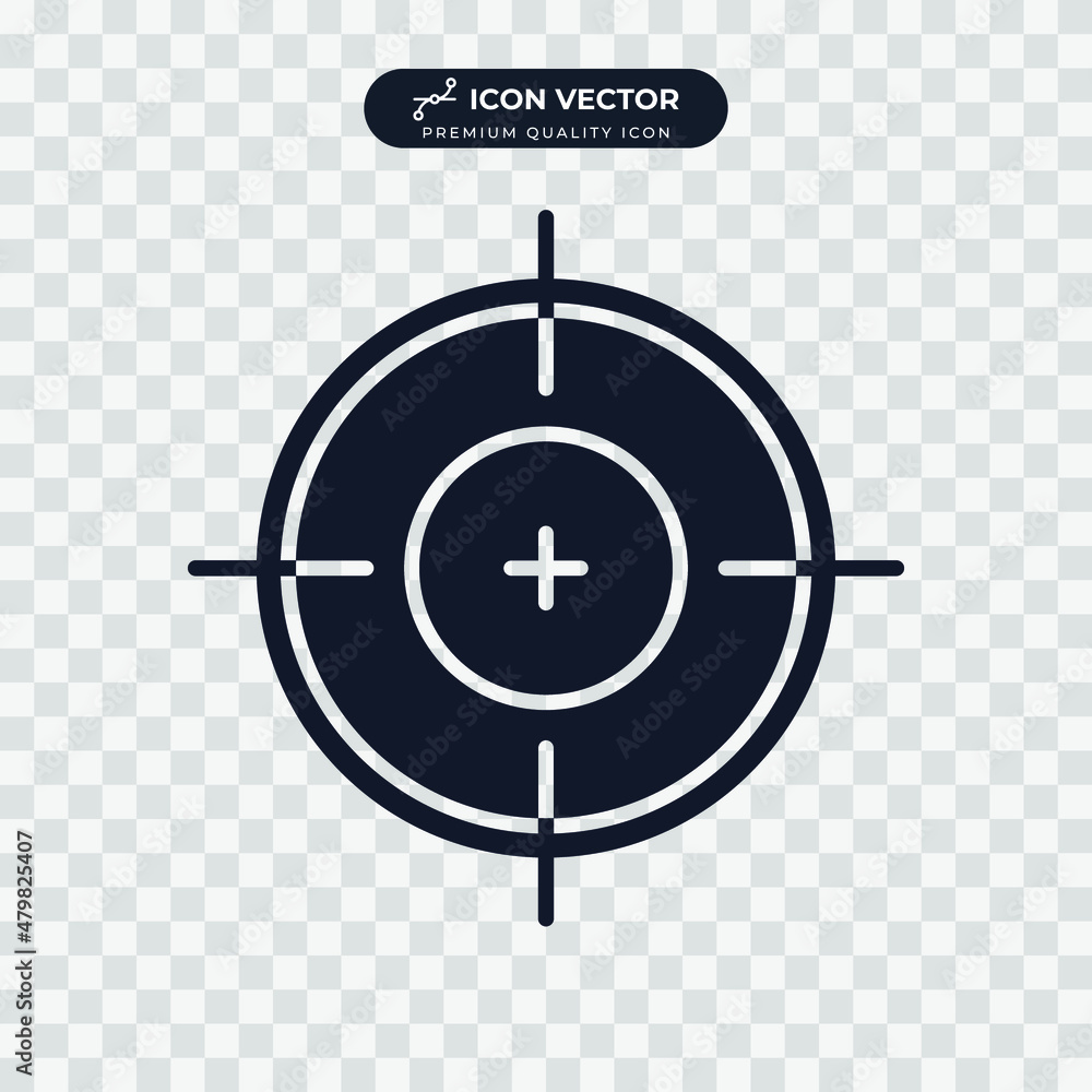 Target icon symbol template for graphic and web design collection logo vector illustration Target icon symbol template for graphic and web design collection logo vector illustration