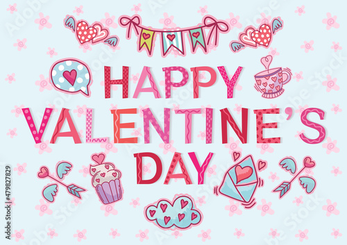 happy valentine s day banner design for website