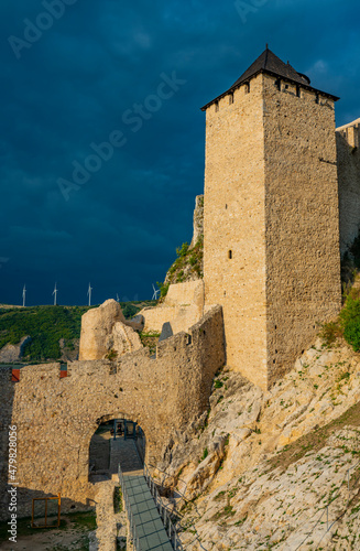 Golubac fortress in Serbia