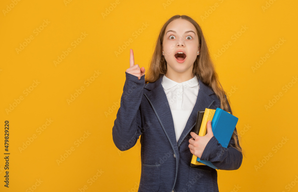 inspired with idea girl do homework with copybook. study with workbook. copy space. inspired with idea girl do homework with copybook. study with workbook. copy space.