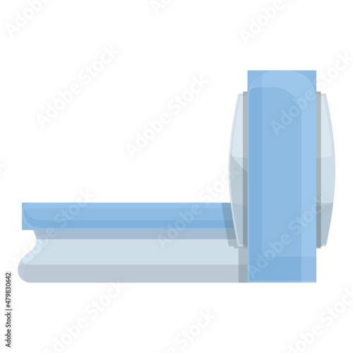 Mri radiology icon cartoon vector. Magnetic resonance. Medical machine
