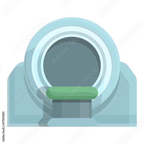 Cancer mri icon cartoon vector. Magnetic tomography. Medical scanner