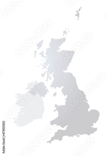United Kingdom map. vector illustration