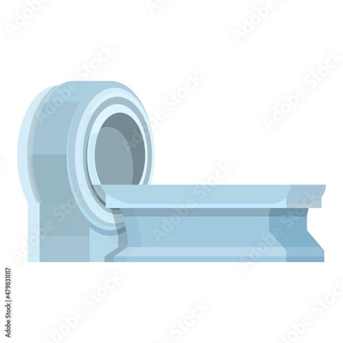Mri diagnosis icon cartoon vector. Magnetic tomography. Radiology imaging