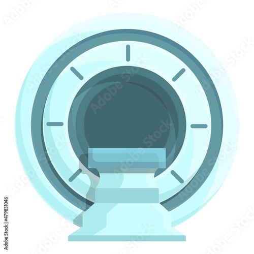 Xray mri icon cartoon vector. Magnetic scan. Medical scanner