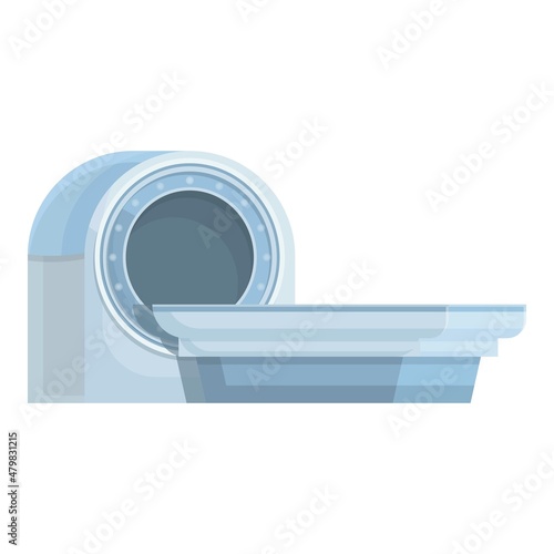 Medicine mri icon cartoon vector. Scan machine. Medical scanner