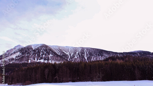 Der Ötscher im Winter. photo