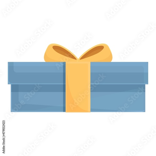 Bonus gift icon cartoon vector. Present package. Birthday giftbox