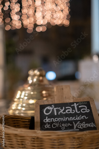 Horchata de chufa Organic beverage, Alboraya Valencia