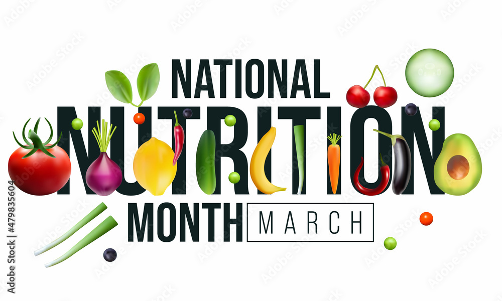 National Nutrition month is observed every year in March, to draw