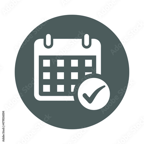 Event, appointment, calendar, calendar, meeting icon. Gray vector sketch.