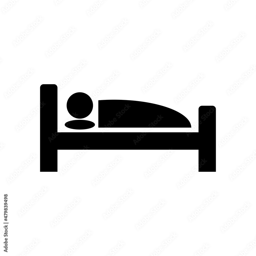 Hotel vector icon, flat design illustration Hotel vector icon, flat design illustration