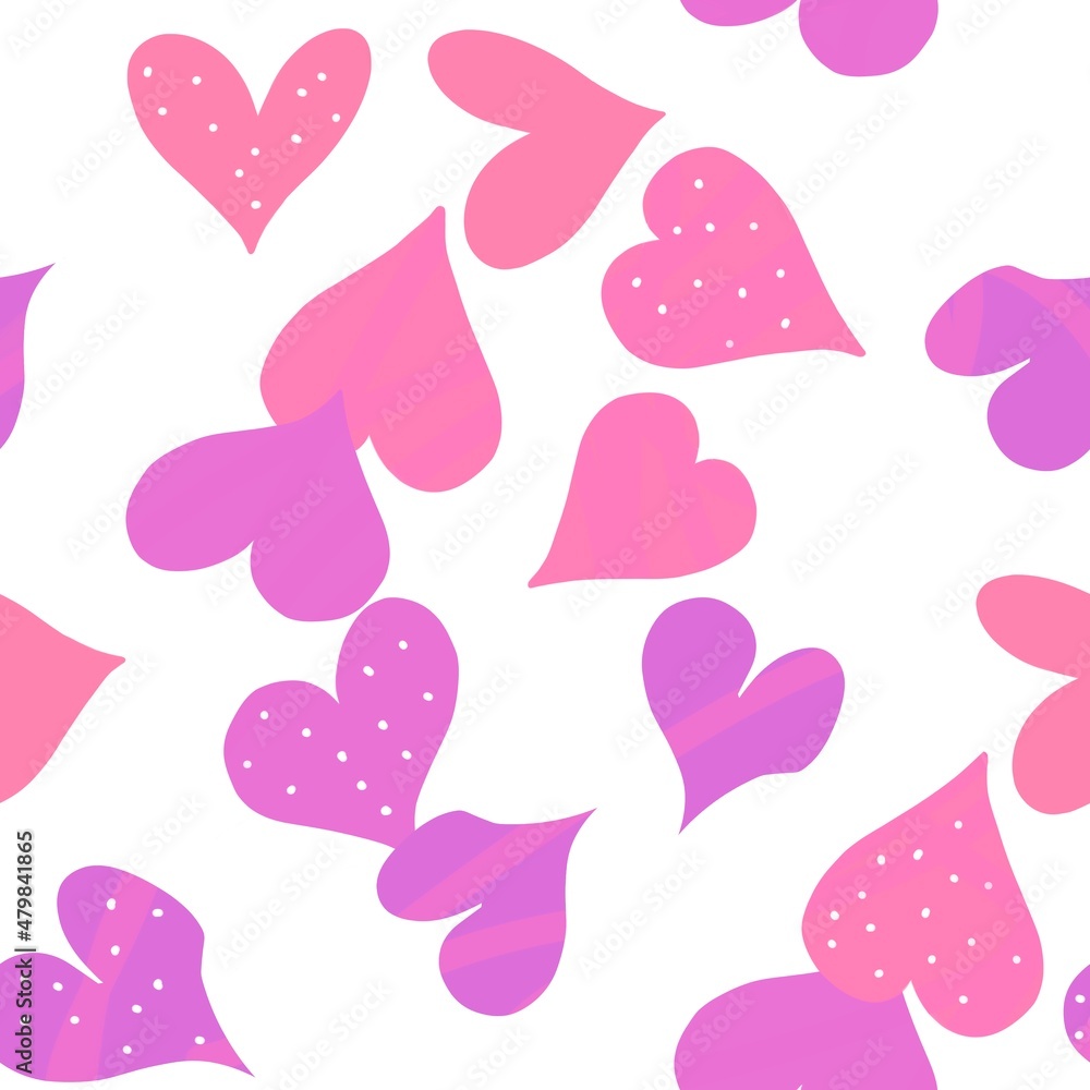 seamless pattern with hearts seamless pattern with hearts