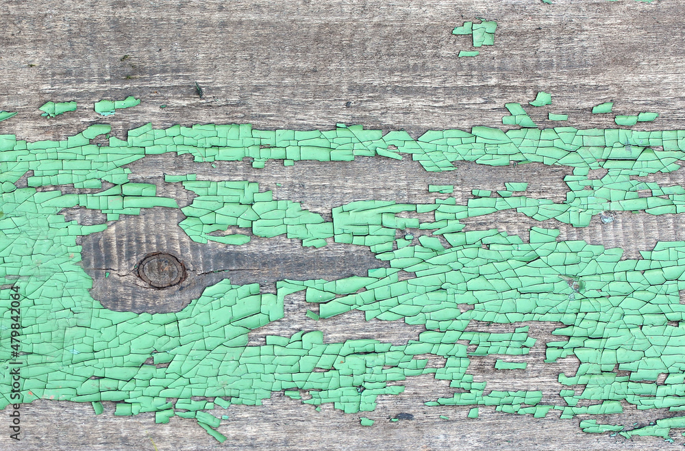 Fototapeta premium old wooden background, craquelure, shabby and cracked paint