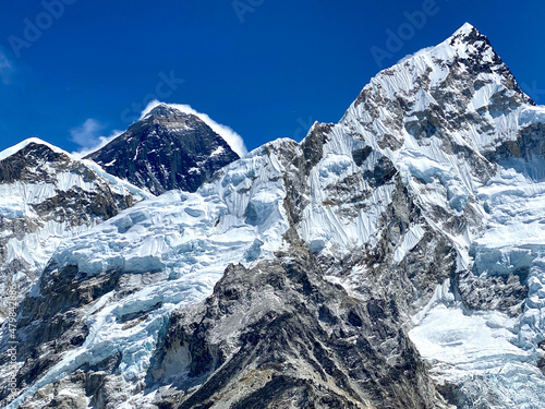 Mt Everest, snow covered mountains, Nepal