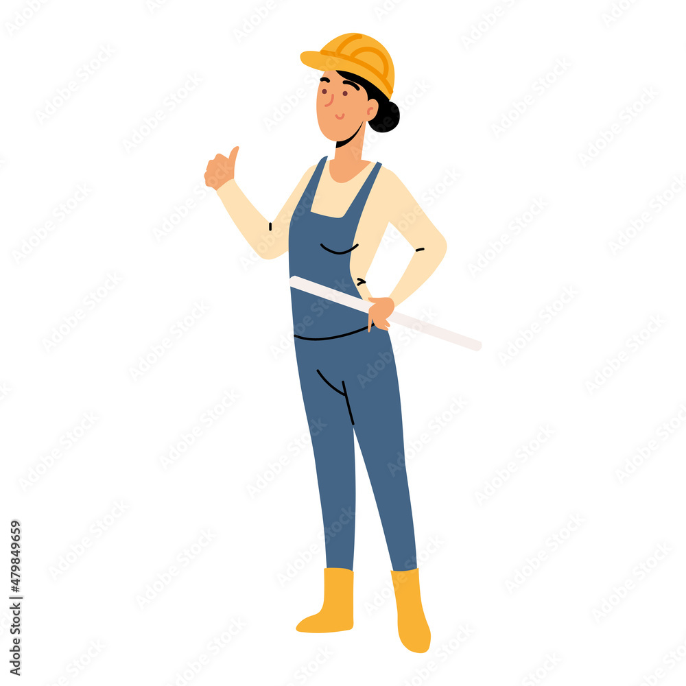 construction woman worker construction woman worker