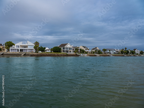 Port Alfred marina on Kowie River in the Eastern Cape South Africa © Arnold
