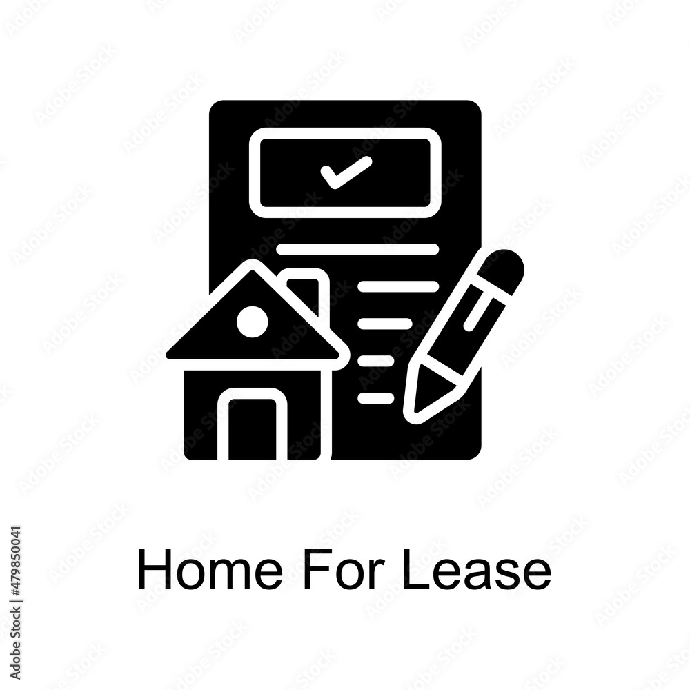 Home For Lease Vector Solid icons for your digital or print projects. Home For Lease Vector Solid icons for your digital or print projects.