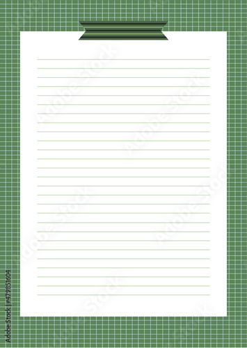 Penpal letter A4 printable
