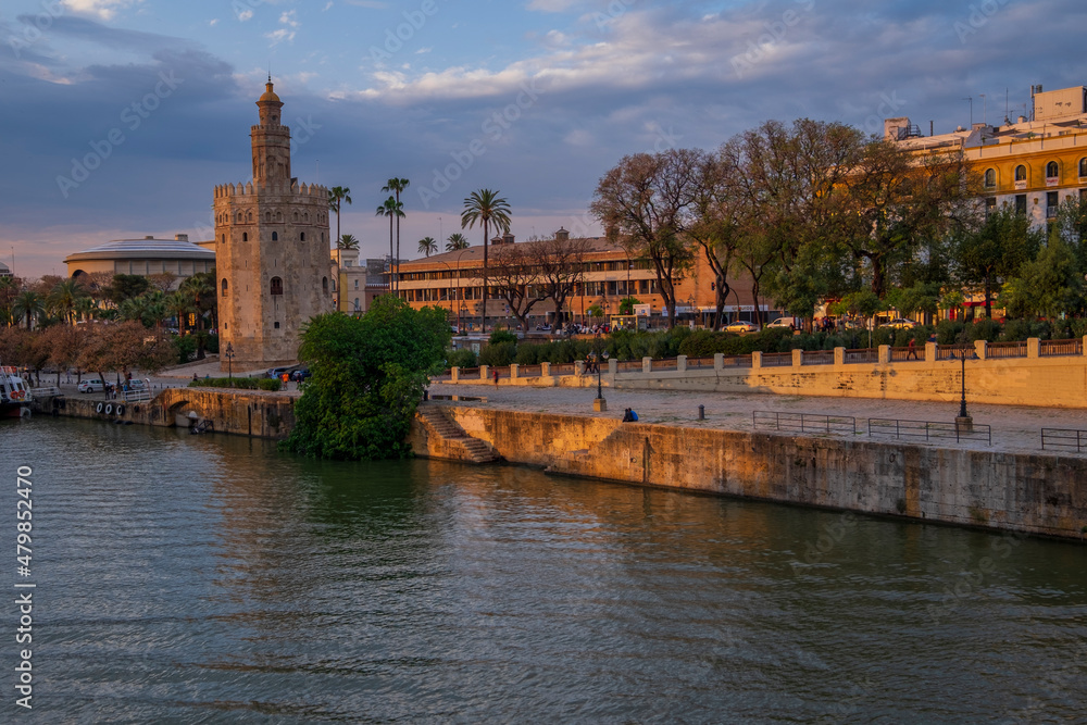 Obraz premium Torre del Oro. Sevilla, Andalusia. 