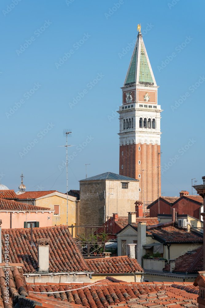 Venice skyline with St Mark's Campanile