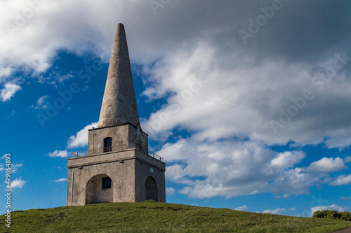 Photography The view of the Killiney Hill Obelisk in Dublin, Ireland.