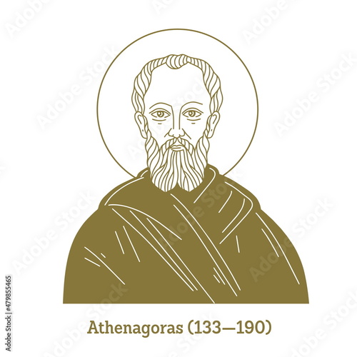 Athenagoras (133-190) was a Father of the Church, an Ante-Nicene Christian apologist who lived during the second half of the 2nd century of whom little is known for certain, besides that he was Atheni photo