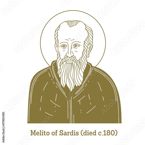 Melito of Sardis (died c.180) was the bishop of Sardis near Smyrna in western Anatolia, and a great authority in early Christianity.