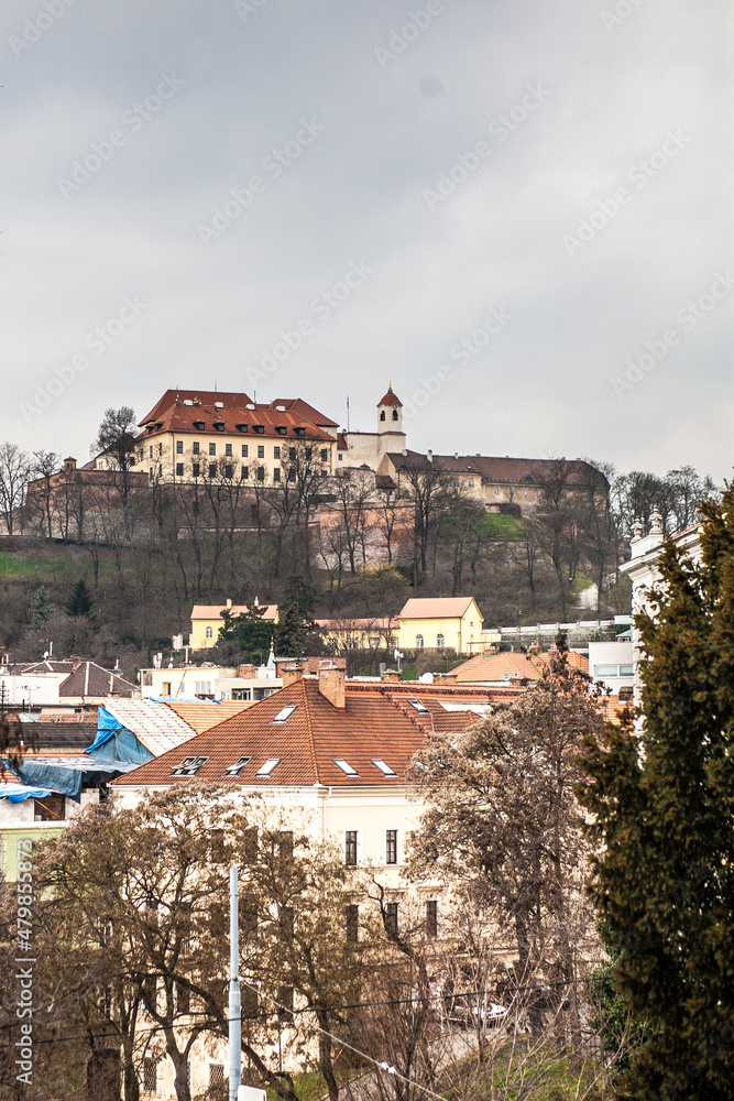 Fototapeta premium Brno Czech Republic gothic architecture view in old town