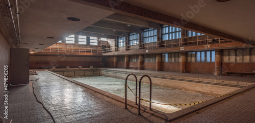 Abandoned swimming pool in Poland  photo