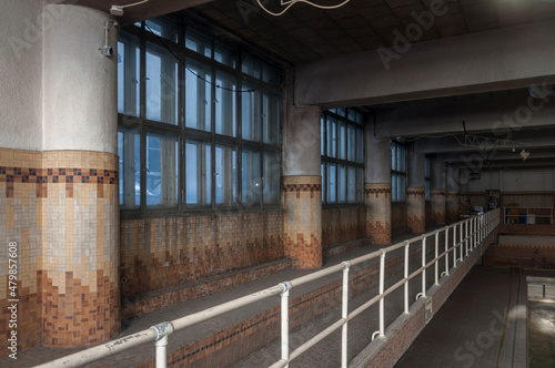 Abandoned swimming pool in Poland  photo