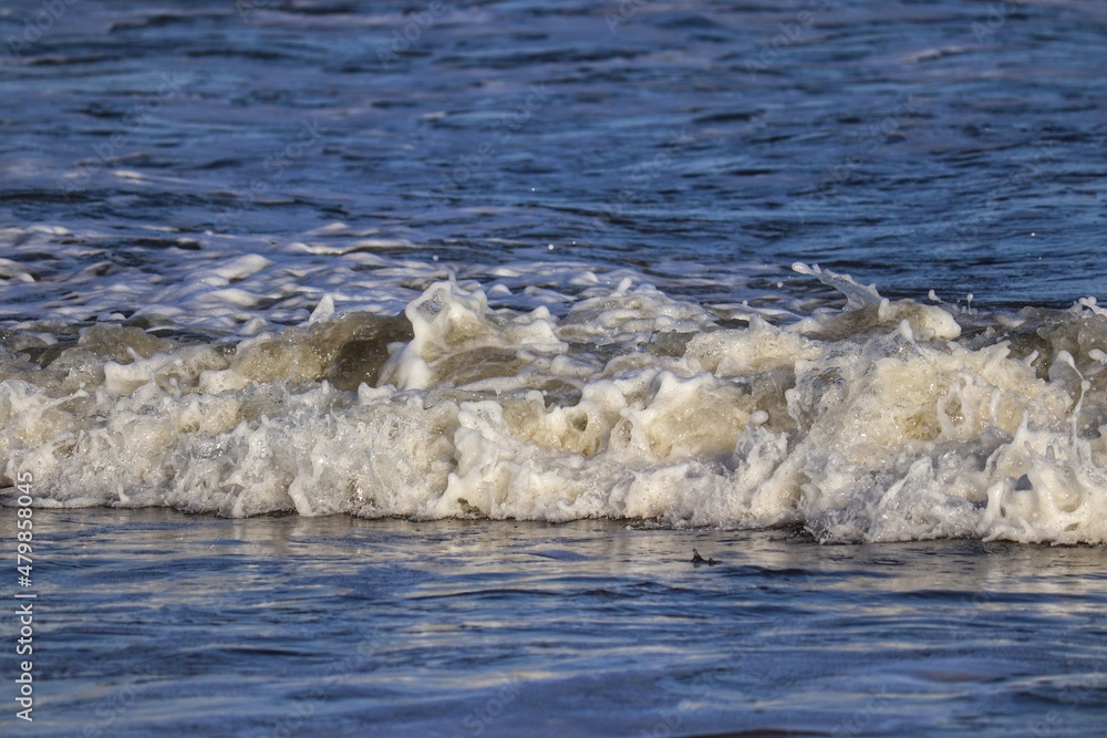Naklejka premium A beautiful landscape of Atlantida beach in Rio Grande do Sul, Brazil.