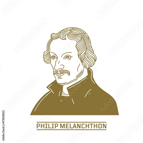 Philip Melanchthon (1497-1560) was a German Lutheran reformer, collaborator with Martin Luther, the first systematic theologian of the Protestant Reformation, intellectual leader of the Lutheran Refor
