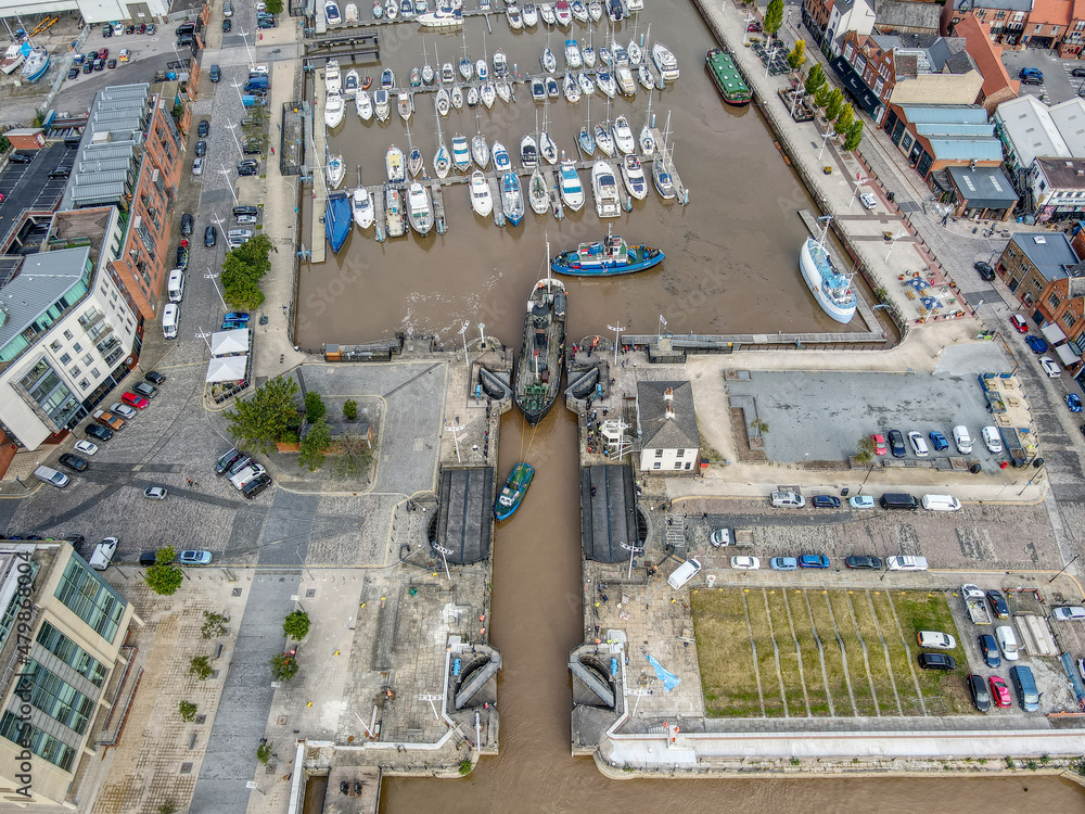 Fototapeta premium Kingston upon Hull skyline