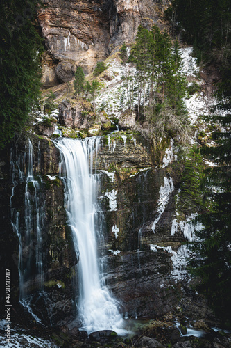 Cascade du Cirque de Saint-Meme, Savoie, Alpes, France