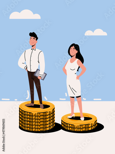 man and woman salary difference