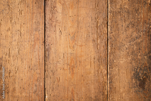 rustic table  top view. light wood texture