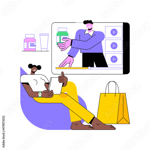 Product review abstract concept vector illustration. Social media review, online rating service, content marketing tools, customer feedback, new product rating, recommendation abstract metaphor.