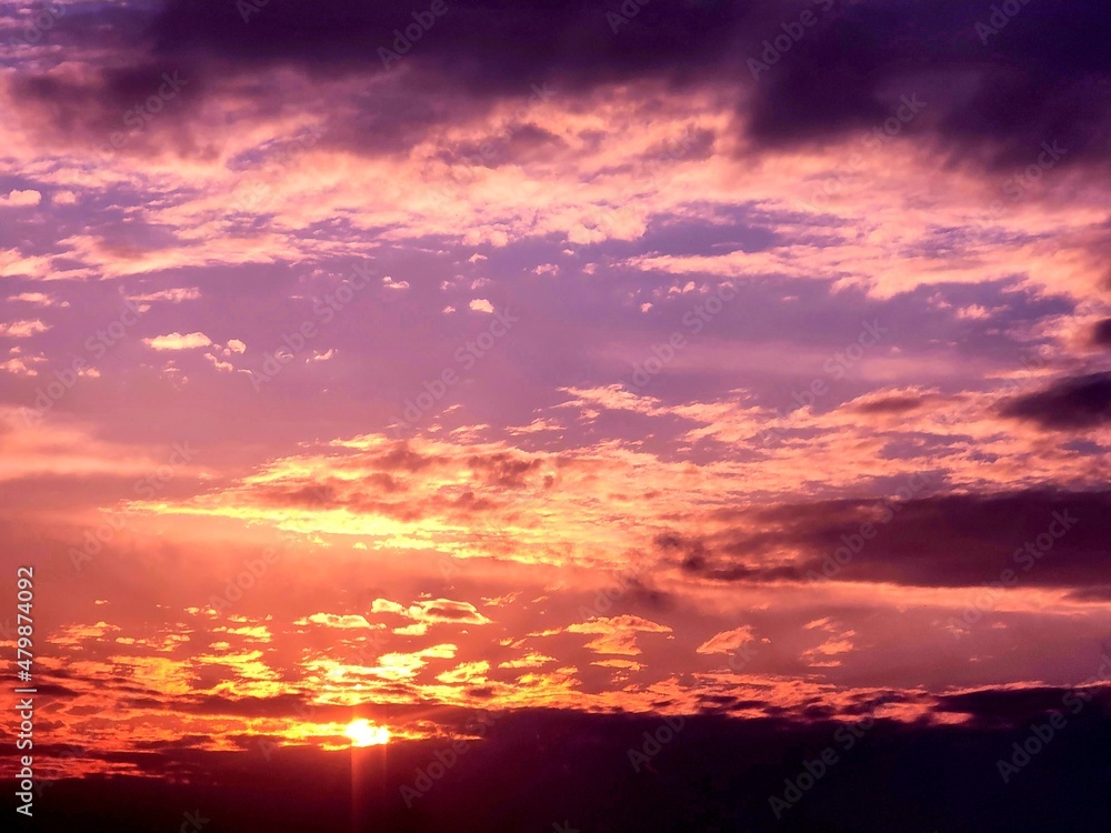 sunset in the sky sunset in the sky