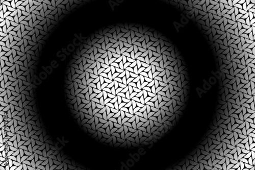 colourful  gradient circle pattern of traditional batik ethnic  for wallpaper background ads sticker or clothing