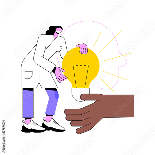 Psychological safety abstract concept vector illustration. Express yourself, negative consequences, status, career and reputation, employee safety, social anxiety, comfort abstract metaphor.