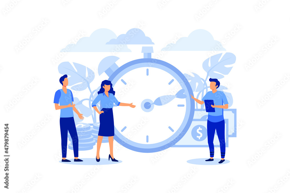 graphic elements are a beneficial investment in investing in a successful business in a short period of time. A cohesive team of people working on business flat vector illustration graphic elements are a beneficial investment in investing in a successful business in a short period of time. A cohesive team of people working on business flat vector illustration